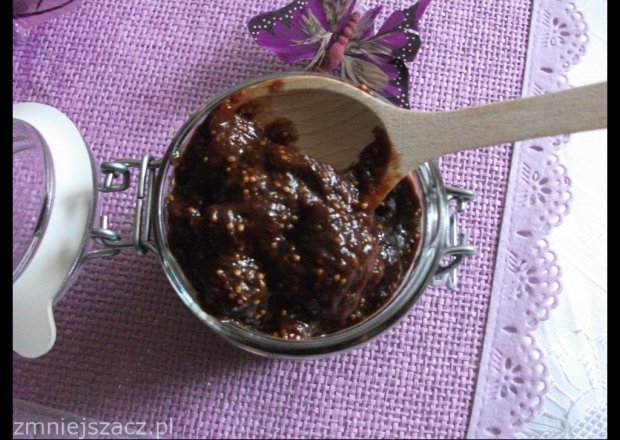 Fotografia przedstawiająca Dżem figowy z czekoladą