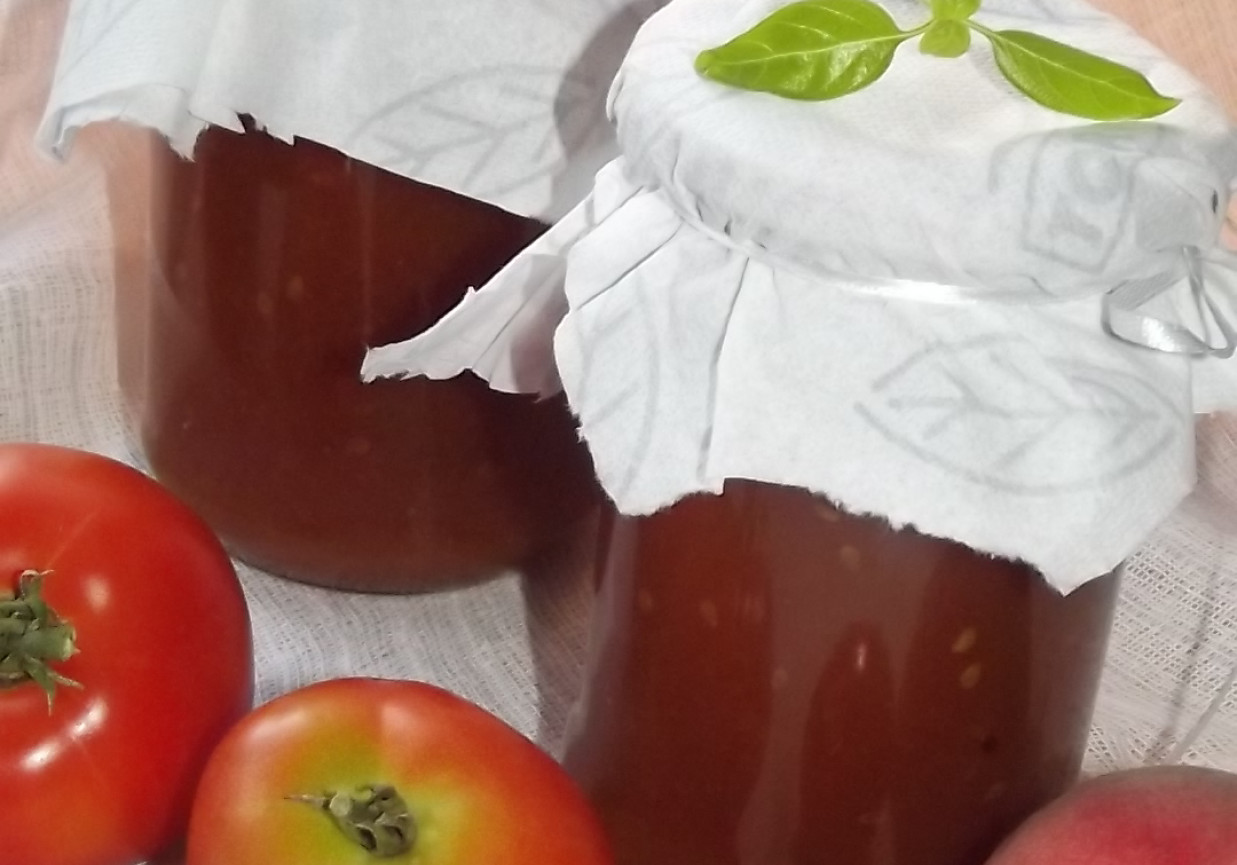 Dżem pomidorowo brzoskwiniowy foto