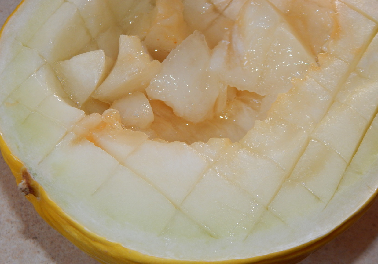 Dżem tropikalny - melon, banan, persymona foto