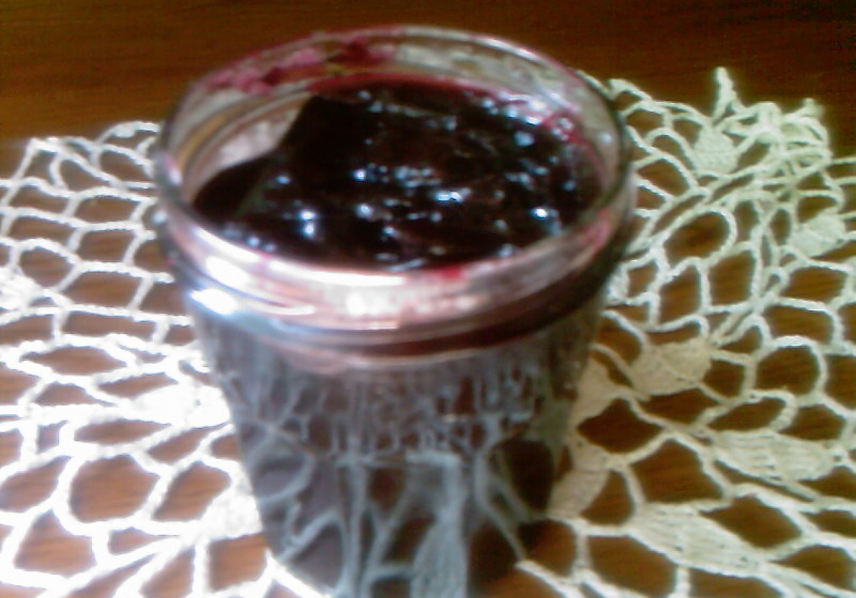 Dżem z czarnej porzeczki foto