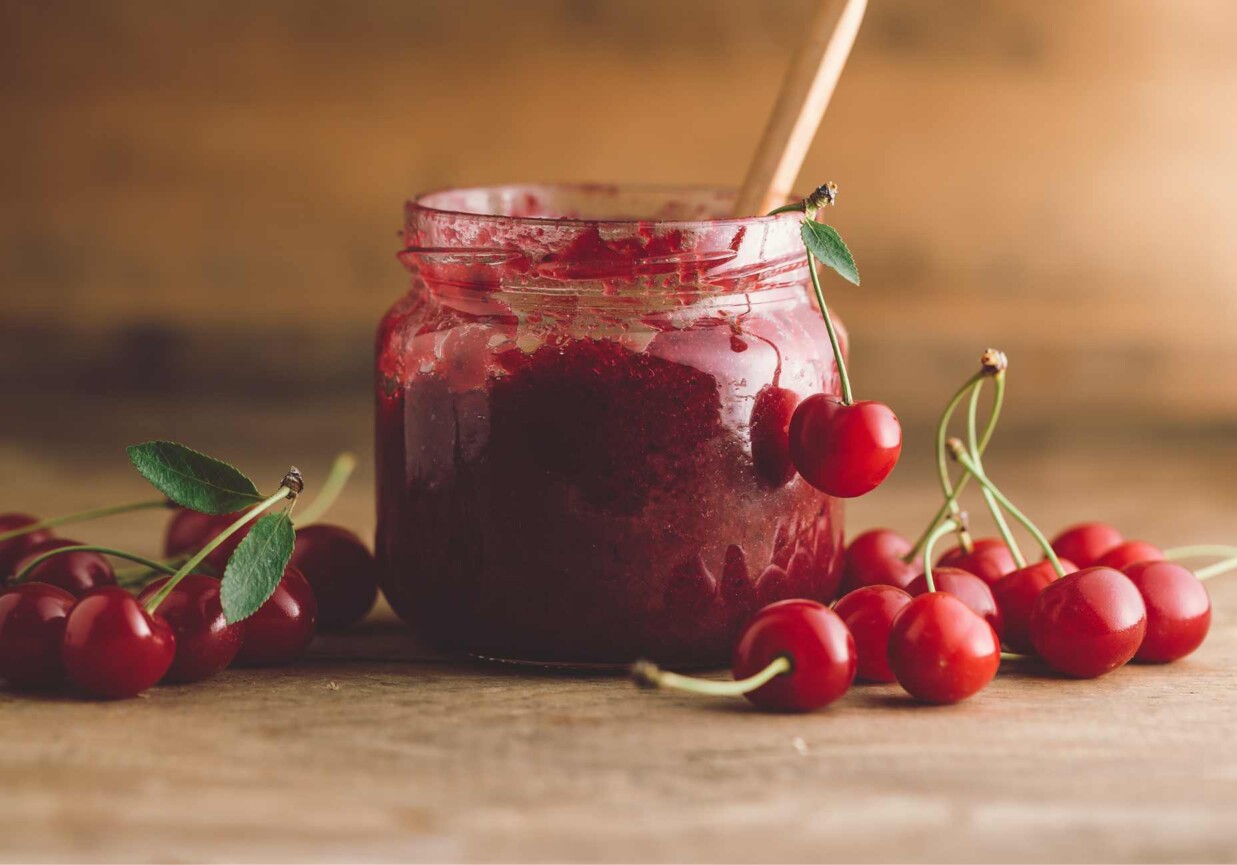 Dżem z czereśni foto