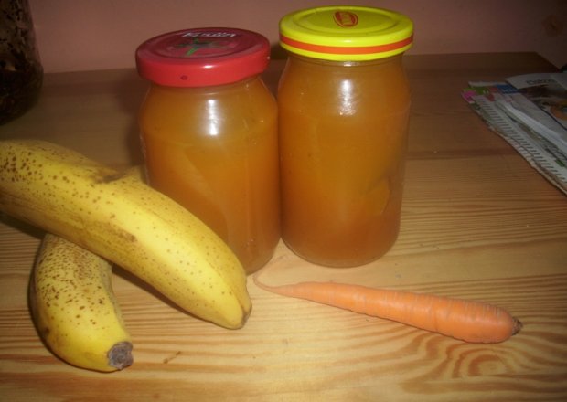 Fotografia przedstawiająca Dżem-krem bananowo-marchewkowy