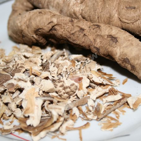 Krok 3 - Dziczyzna w sosie z suszonych kani z kaszą jęczmienną foto