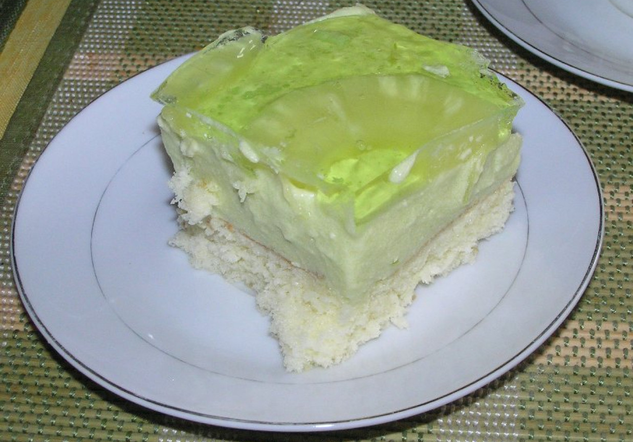Egzotyczne zielone ciasto foto