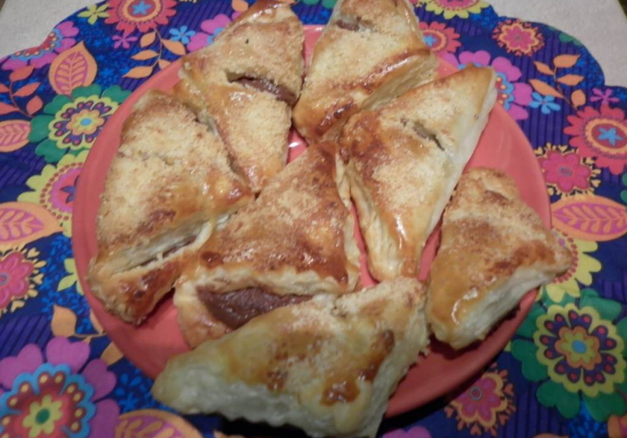 Ekspresowe ciasteczka francuskie z pastą sezamową tahini. foto