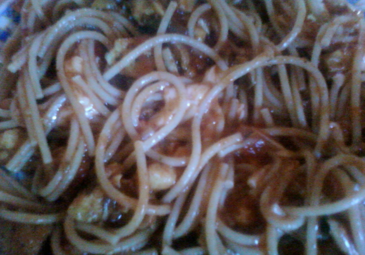 Ekspresowe spaghetti foto
