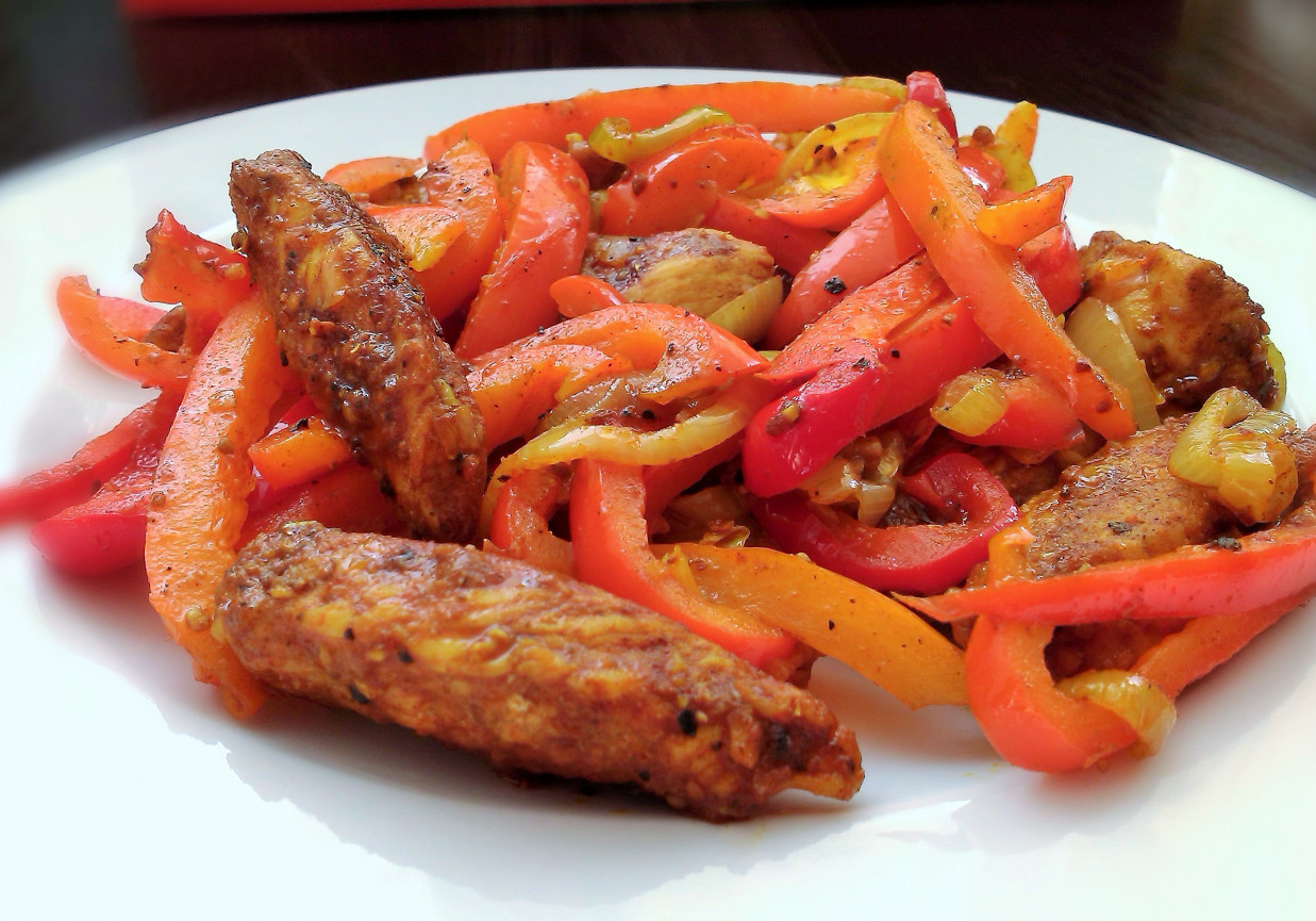 Fajitas z kurczakiem DoradcaSmaku.pl