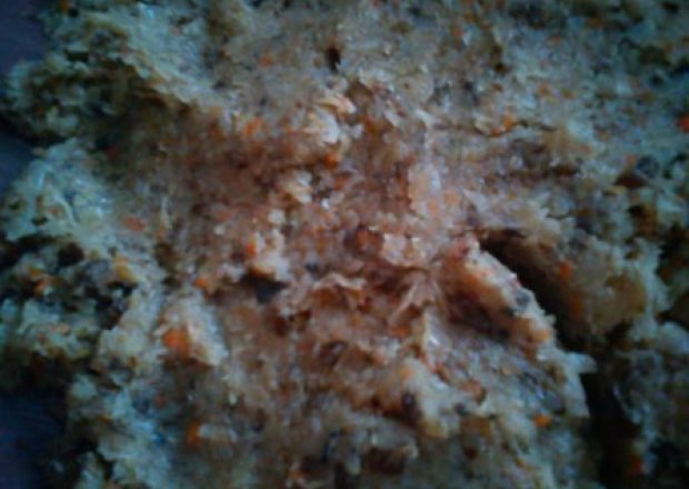 Fotografia przedstawiająca Farsz z kapusty kiszonej i suszonych grzybów