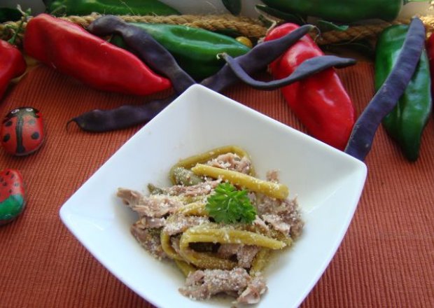 Fotografia przedstawiająca Fasola szparagowa z mięsem