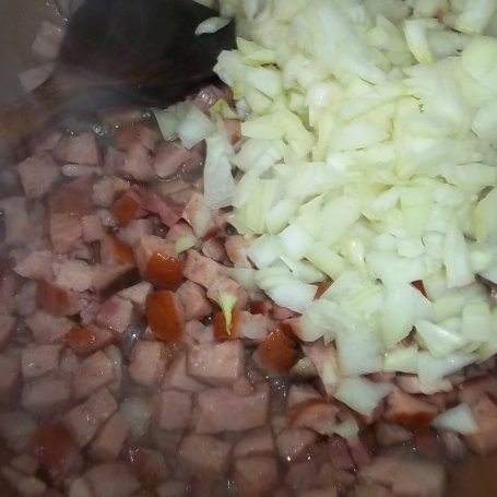 Krok 4 - Fasolka po bretońsku z mięsem mielonym foto