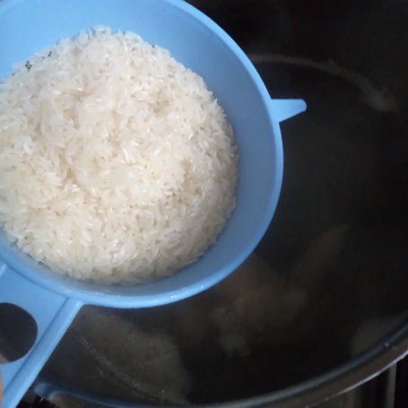 Krok 2 - Fasolowa zupka z ryżem  :) foto