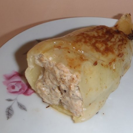 Krok 3 - Faszerowana żółta papryka z mięsem foto
