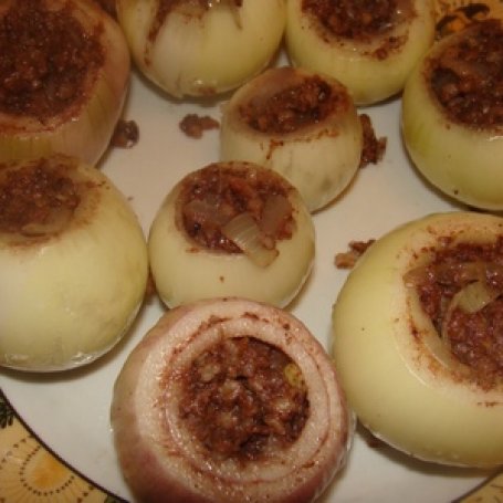Krok 3 - faszerowane cebulki foto