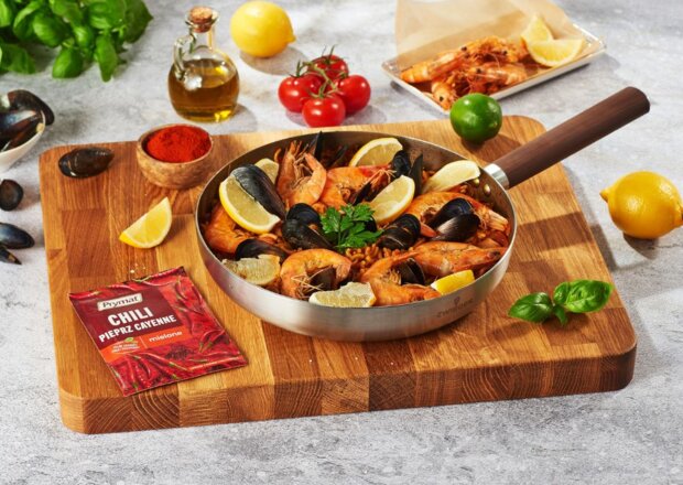 Fotografia przedstawiająca Fideuà - paella z makaronu, DS XXIII, odc. 14