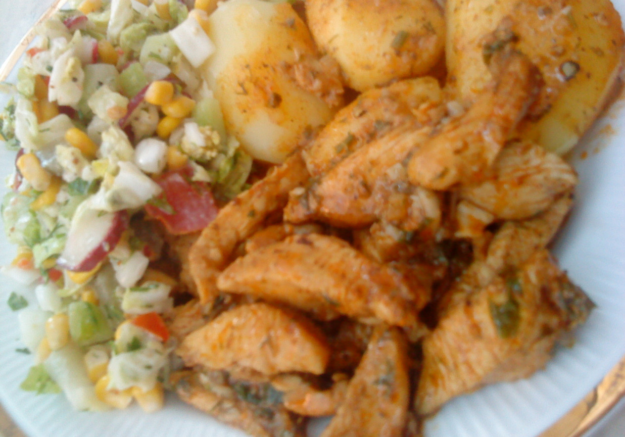 FILET DROBIOWY Z CURRY..... DoradcaSmaku.pl