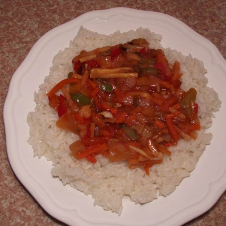 Krok 5 - Filet po chińsku z warzywami i ryżem  foto