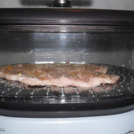 Krok 3 - Filet w przyprawach z parowaru foto