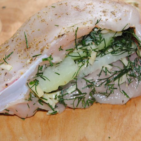 Krok 4 - Filet z kalarepką foto