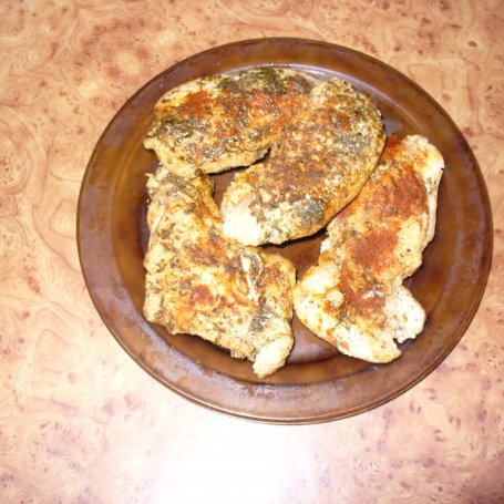 Krok 5 - Filet z kurczaka  pieczony bez tłuszczu foto