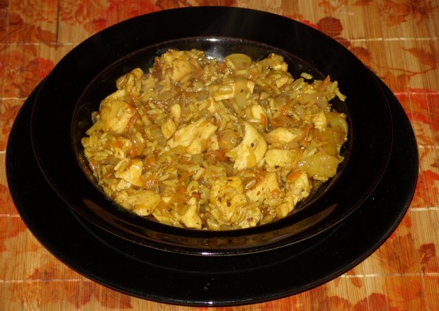 Fotografia przedstawiająca Filet z kurczaka w curry