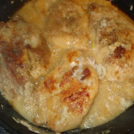Krok 5 - Filet z kurczaka w  miodowym sosie foto