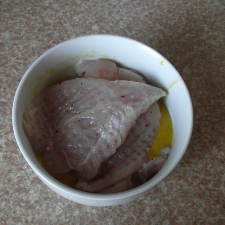 Krok 3 - Filet z kurczaka w musztardzie chrzanowej  foto