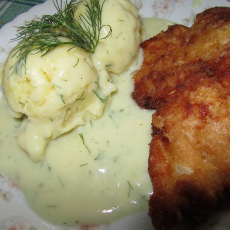 Krok 6 - Filet z kurczaka w pierzynce foto