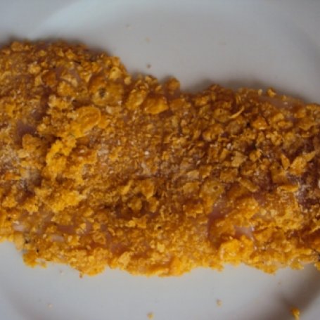 Krok 3 - Filet z kurczaka w płatkach kukurydzianych foto