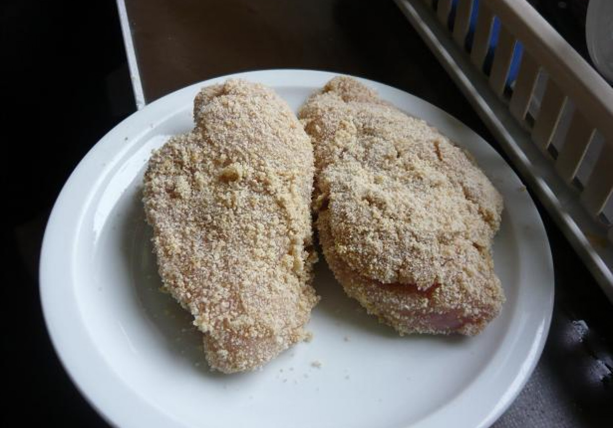 Filet z kurczaka z pieczarkami foto