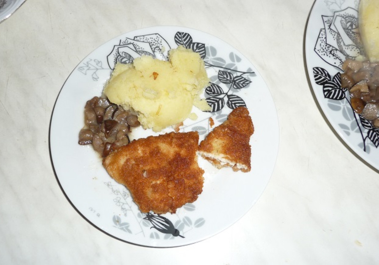 Filet z kurczaka z sosem grzybowym według Anusi foto