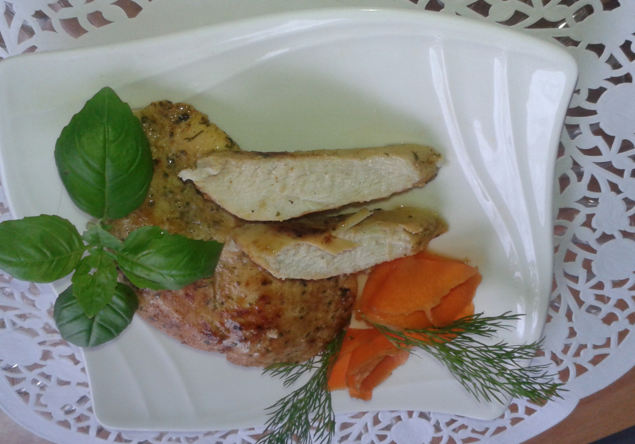 Filet z marynaty ziołowo  - czosnkowy, foto