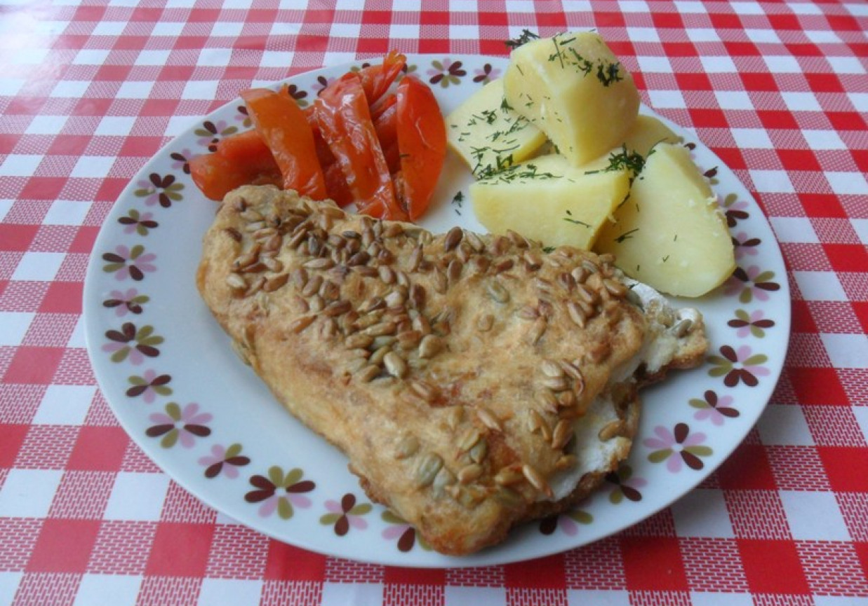Filet z pangi w piance ze słonecznikiem DoradcaSmaku.pl
