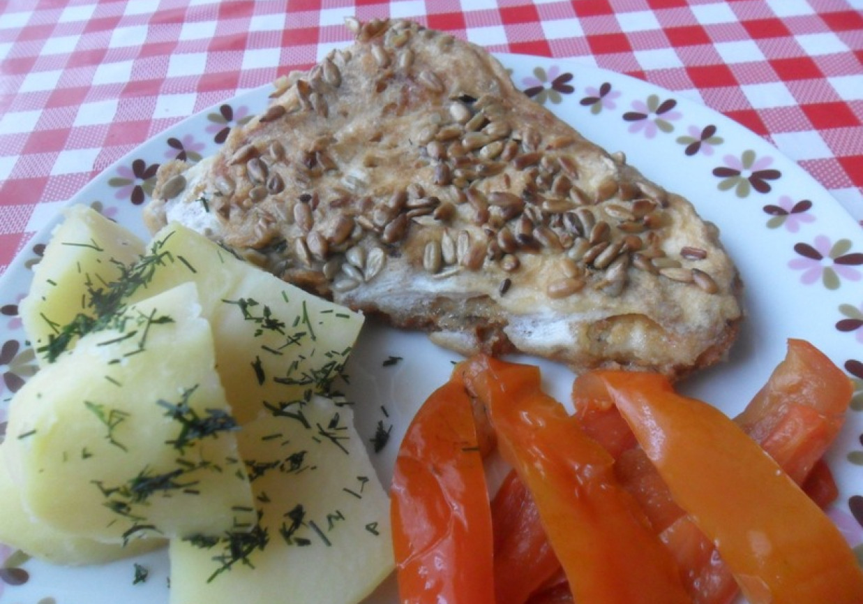 Filet z pangi w piance ze słonecznikiem DoradcaSmaku.pl