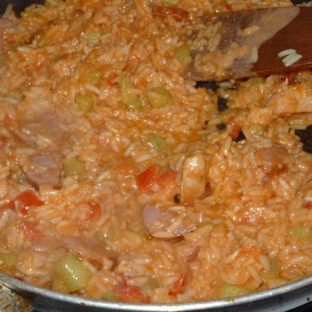 Krok 3 - Filet z ryżem i warzywami  foto