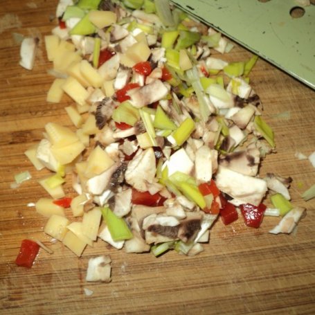Krok 1 - Filetowe muszle z warzywami i serem kozim  foto