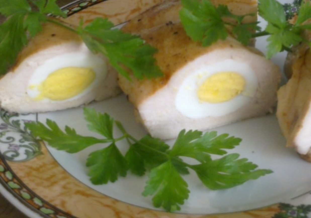 Filety nadziewane jajkiem foto