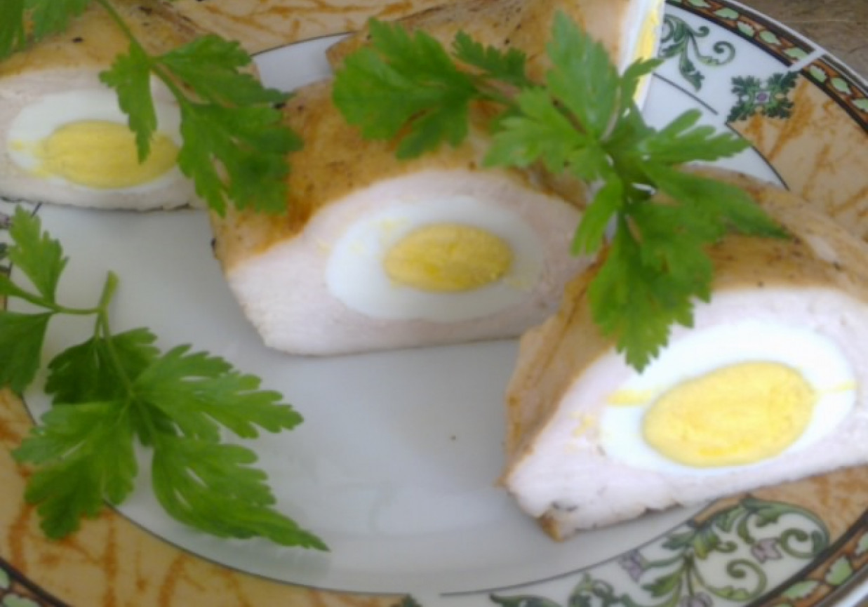Filety nadziewane jajkiem foto