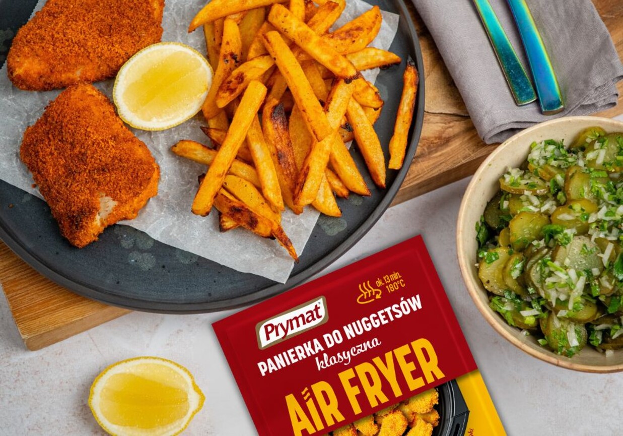 Fish & Chips z air fryera foto