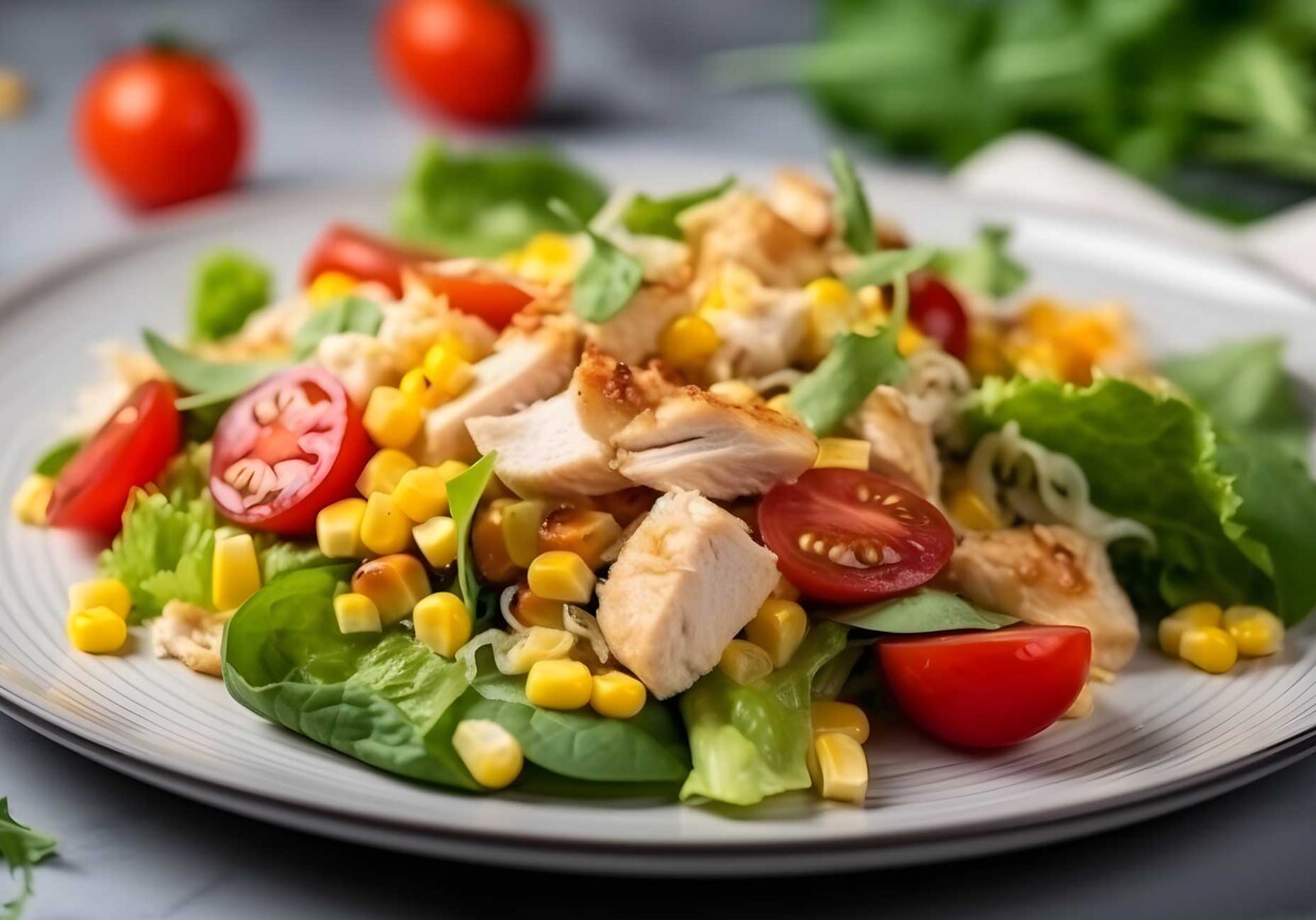 FIT Lunch - Kurczak z sałatką foto