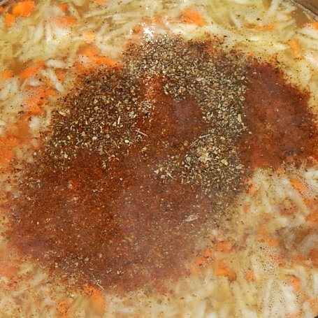 Krok 2 - Flaczki drobiowe z serduszek i żołądków foto