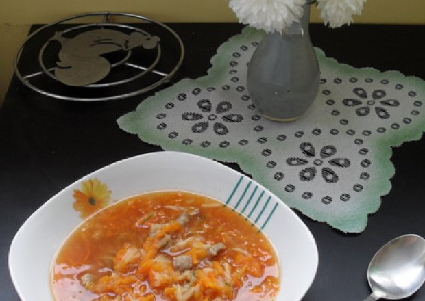 Fotografia przedstawiająca Flaki drobiowe - zupa.