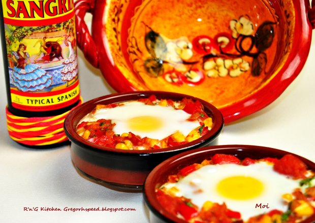 Fotografia przedstawiająca Flamenco eggs