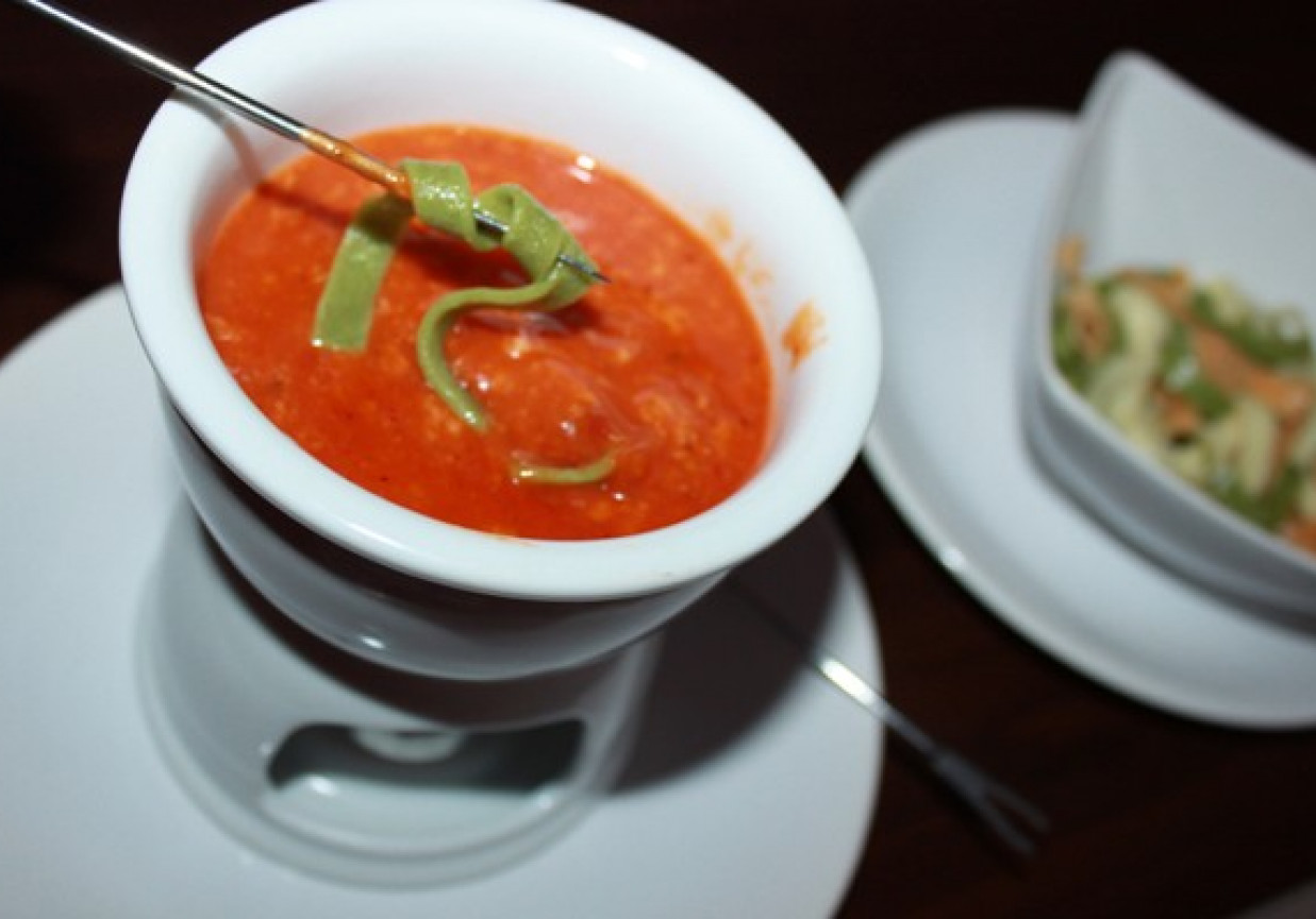 Fondue pomidorowo serowe foto