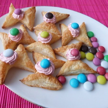 Krok 5 - Francuskie ciasteczka z cukierkami foto