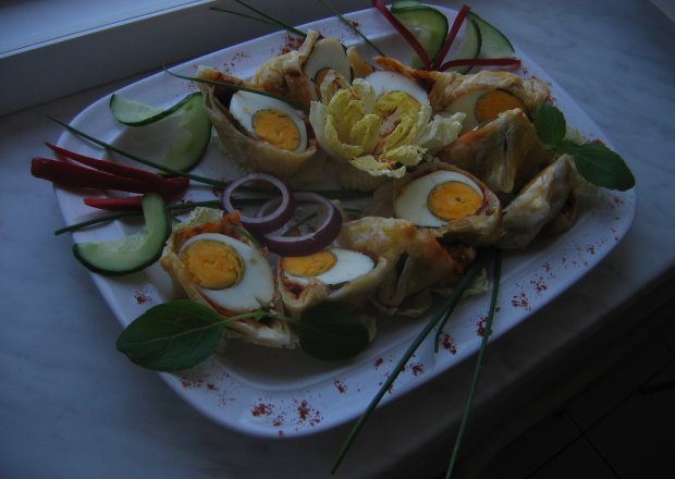 Fotografia przedstawiająca Francuskie jajeczne pakieciki