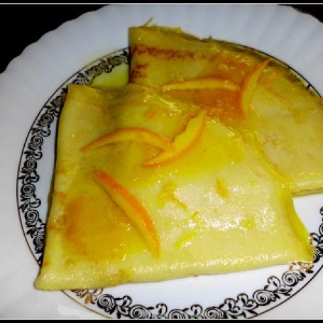 Krok 4 - Francuskie naleśniki- Crêpes Suzette foto