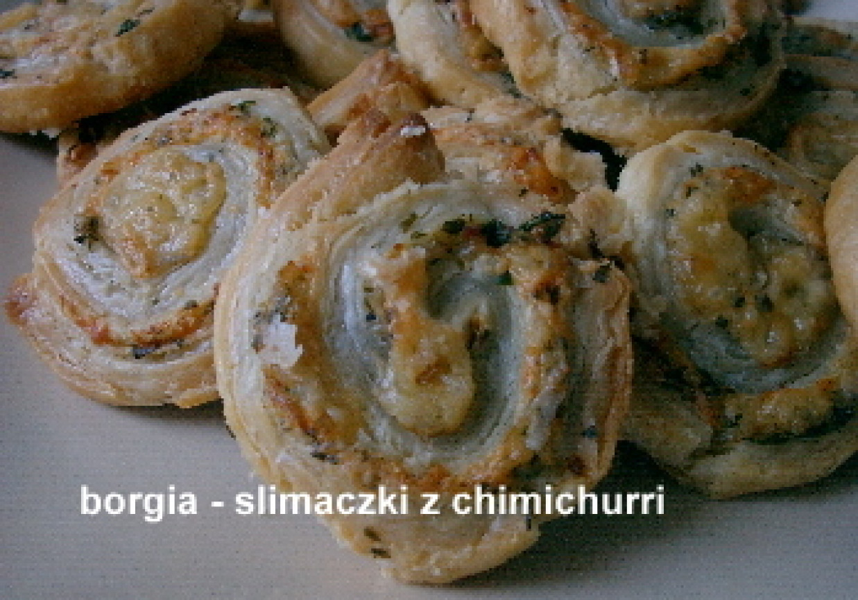 Francuskie ślimaczki z chimichurri foto