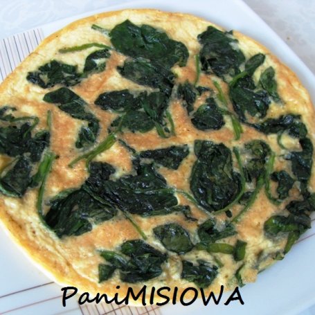 Krok 4 - Fritata ze szpinakiem foto
