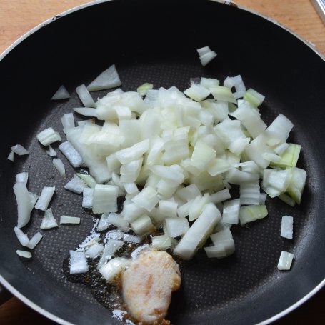 Krok 1 - fritatta z szynka i warzywami foto