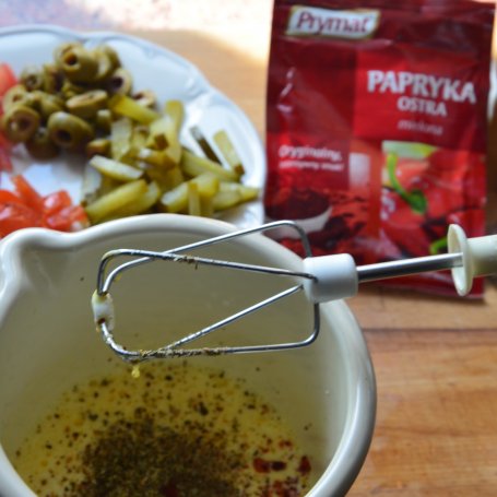 Krok 4 - fritatta z szynka i warzywami foto